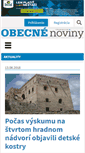 Mobile Screenshot of obecne-noviny.sk